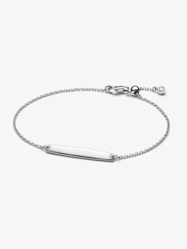 Pulsera de cadena Barra Grabable