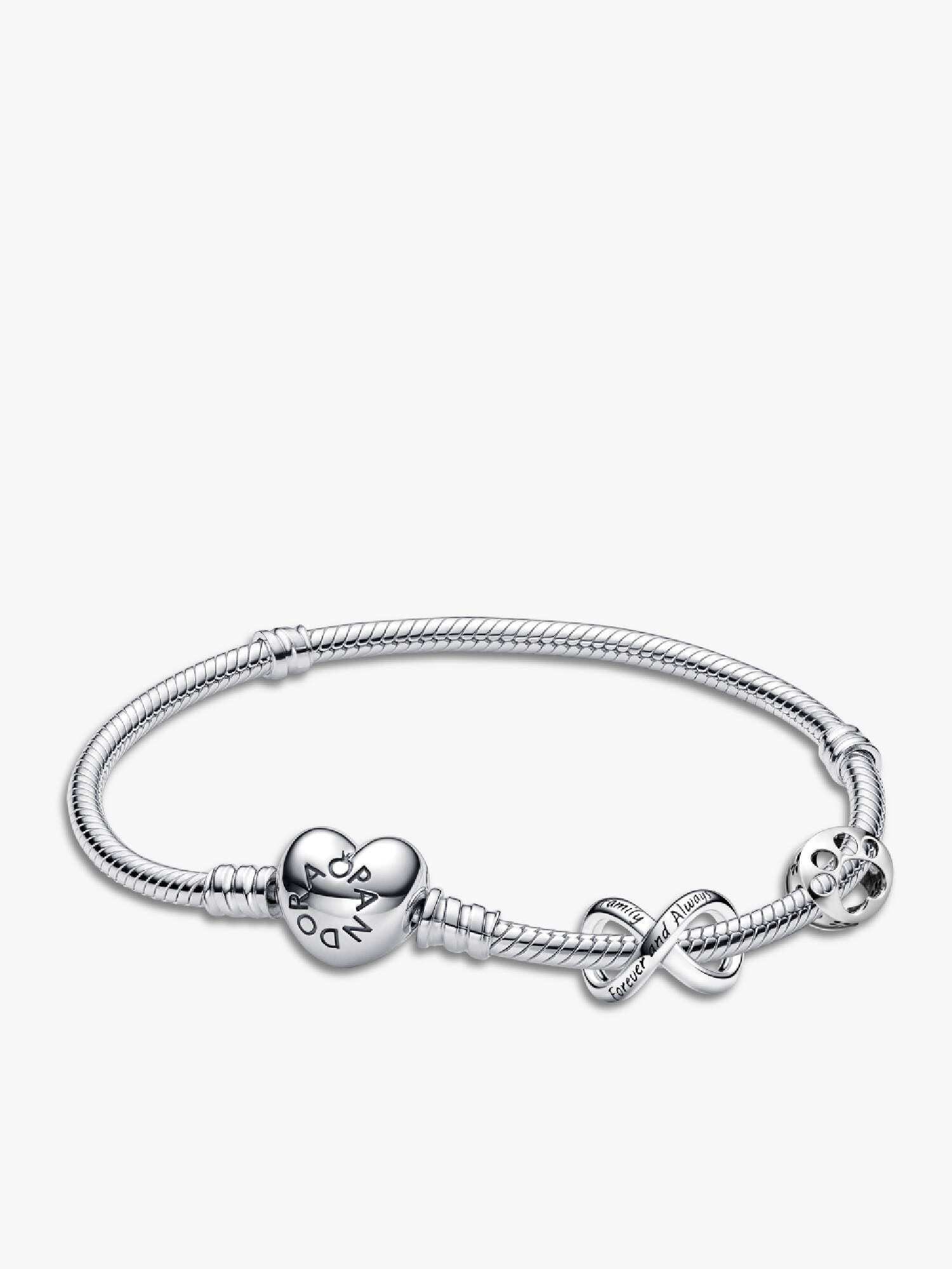 Conjunto de Regalo Pulsera Corazón Moments y Charms Infinito & Huella de Perro