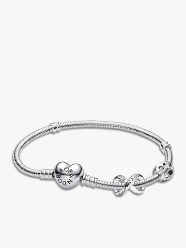 Conjunto de Regalo Pulsera Corazón Moments y Charms Infinito & Huella de Perro