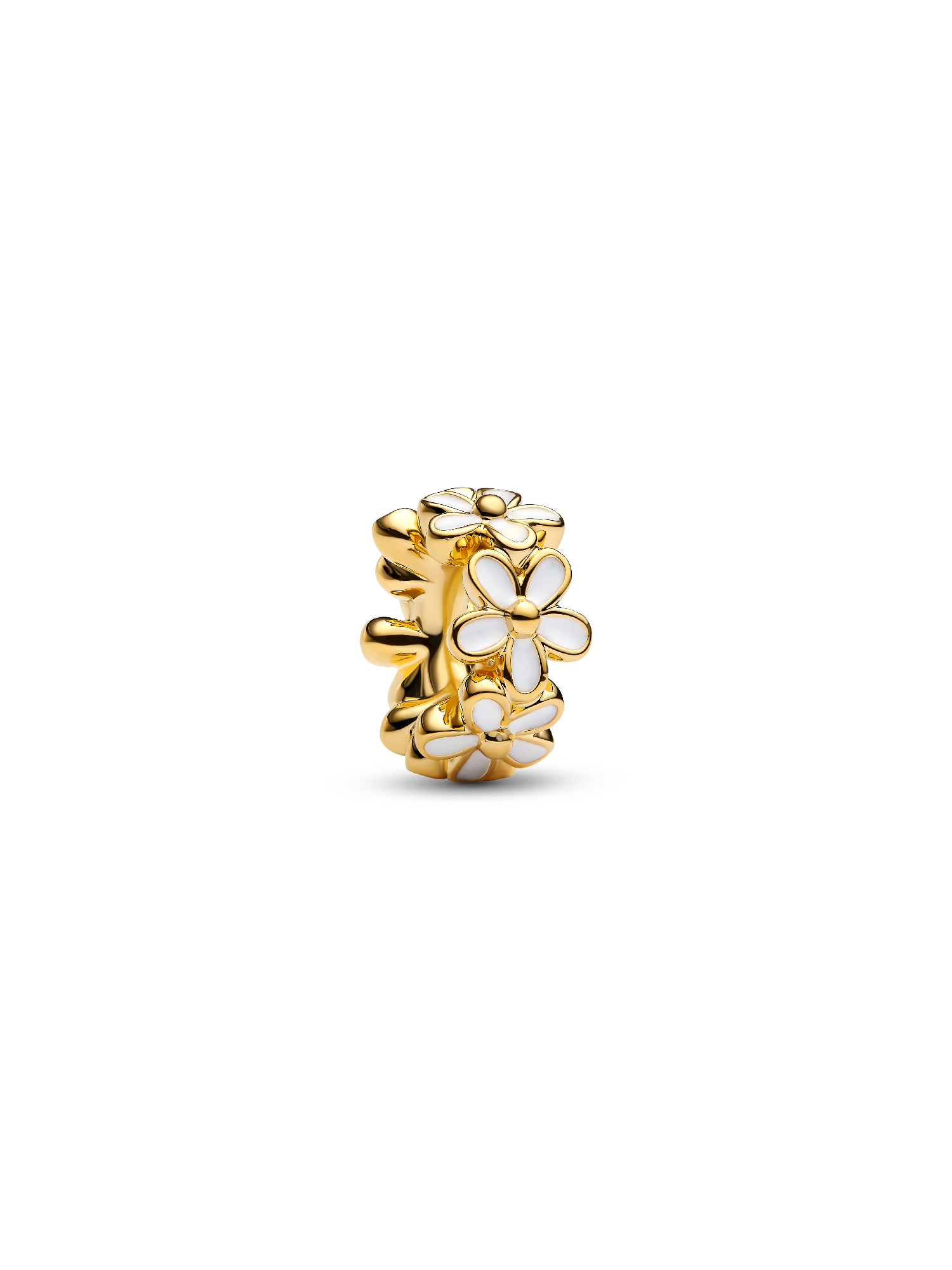 Charm Separador Flor Margarita Blanca