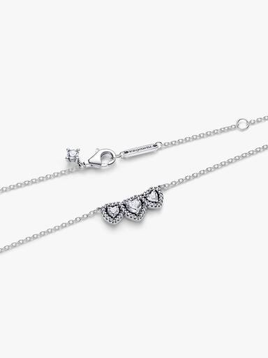 Collares Triple Halo Corazón