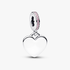 Charm Colgante Corazón Grabable Rosa Charm Colgante Corazón Grabable Rosa