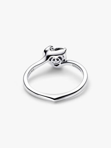 Anillo Corazón Negro Jack de Pesadilla antes de Navidad de Disney