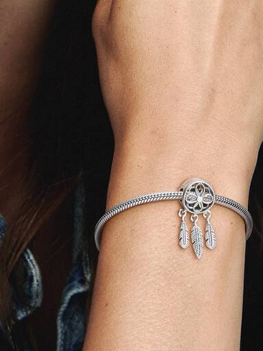Charm en plata de ley Atrapasueños