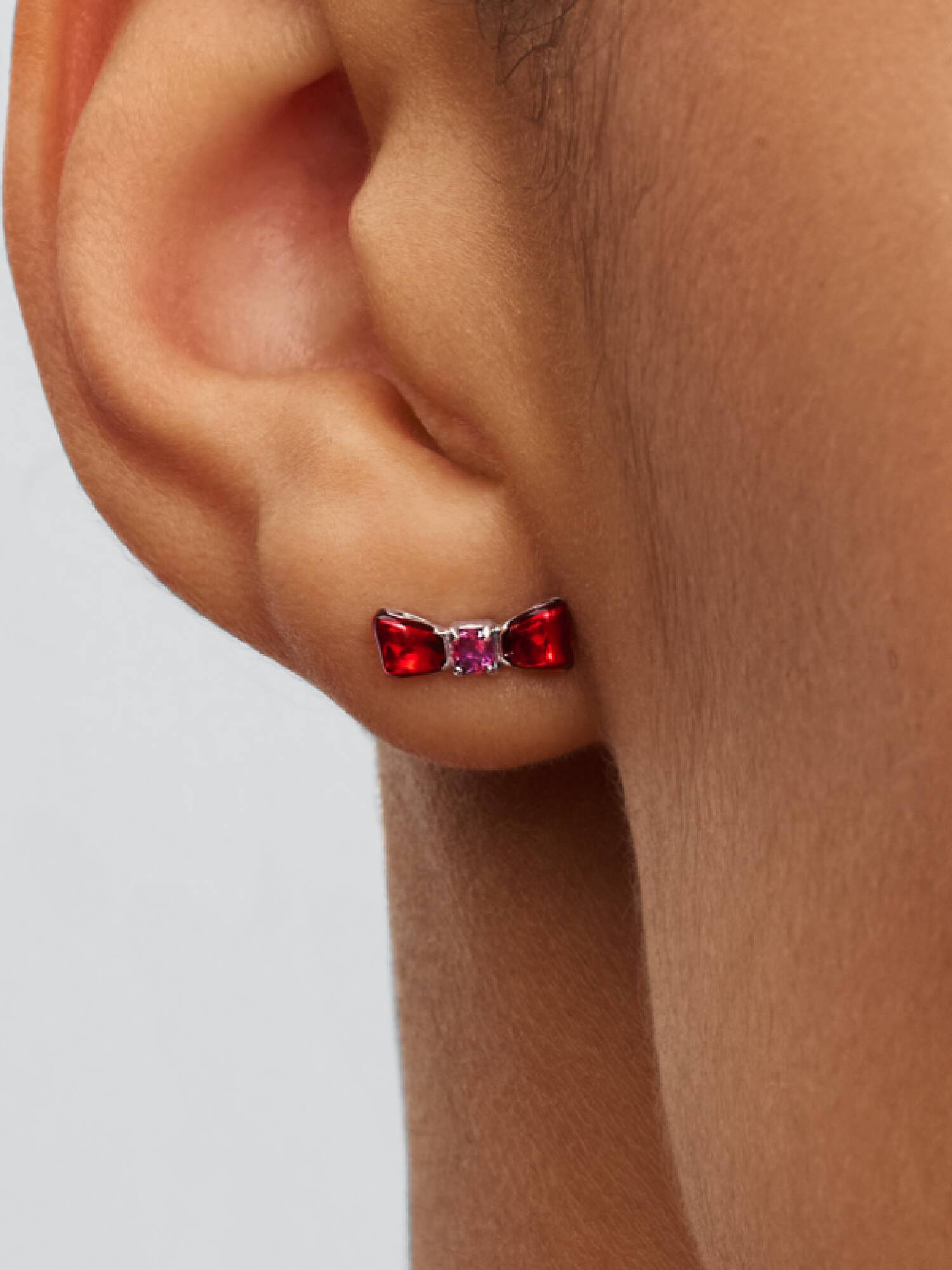 Pendientes de Botón Lazo Blancanieves de Disney