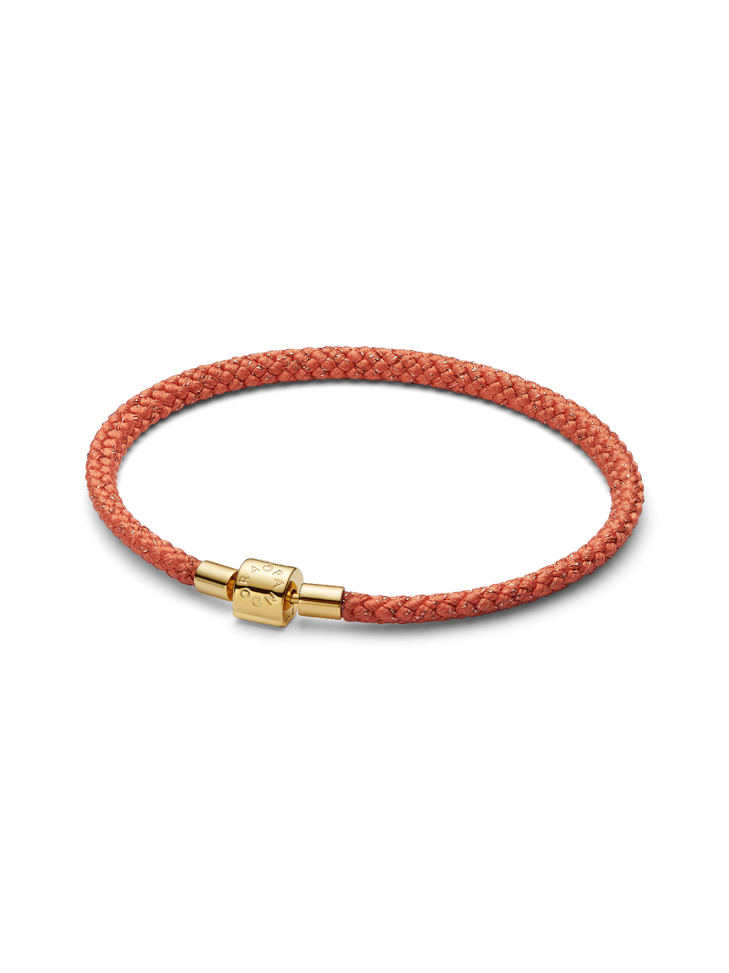 Pulsera Cordón Naranja Brillante