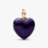 Charm Colgante Corazón Volumen Morado Charm Colgante Corazón Volumen Morado