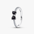 Anillo Lazo Negro Brillante Anillo Lazo Negro Brillante