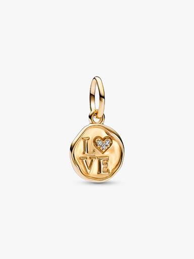 Charm Colgante Sello de Amor Brillante