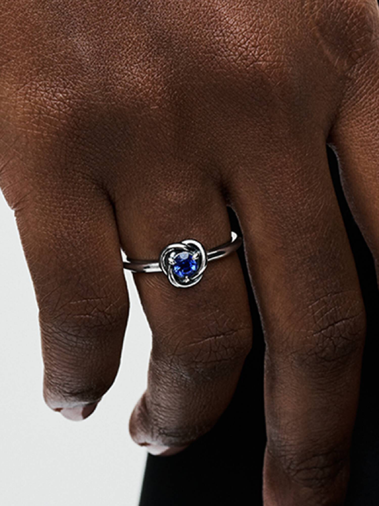 Anillo Círculo Eternity Gema del Mes de Septiembre