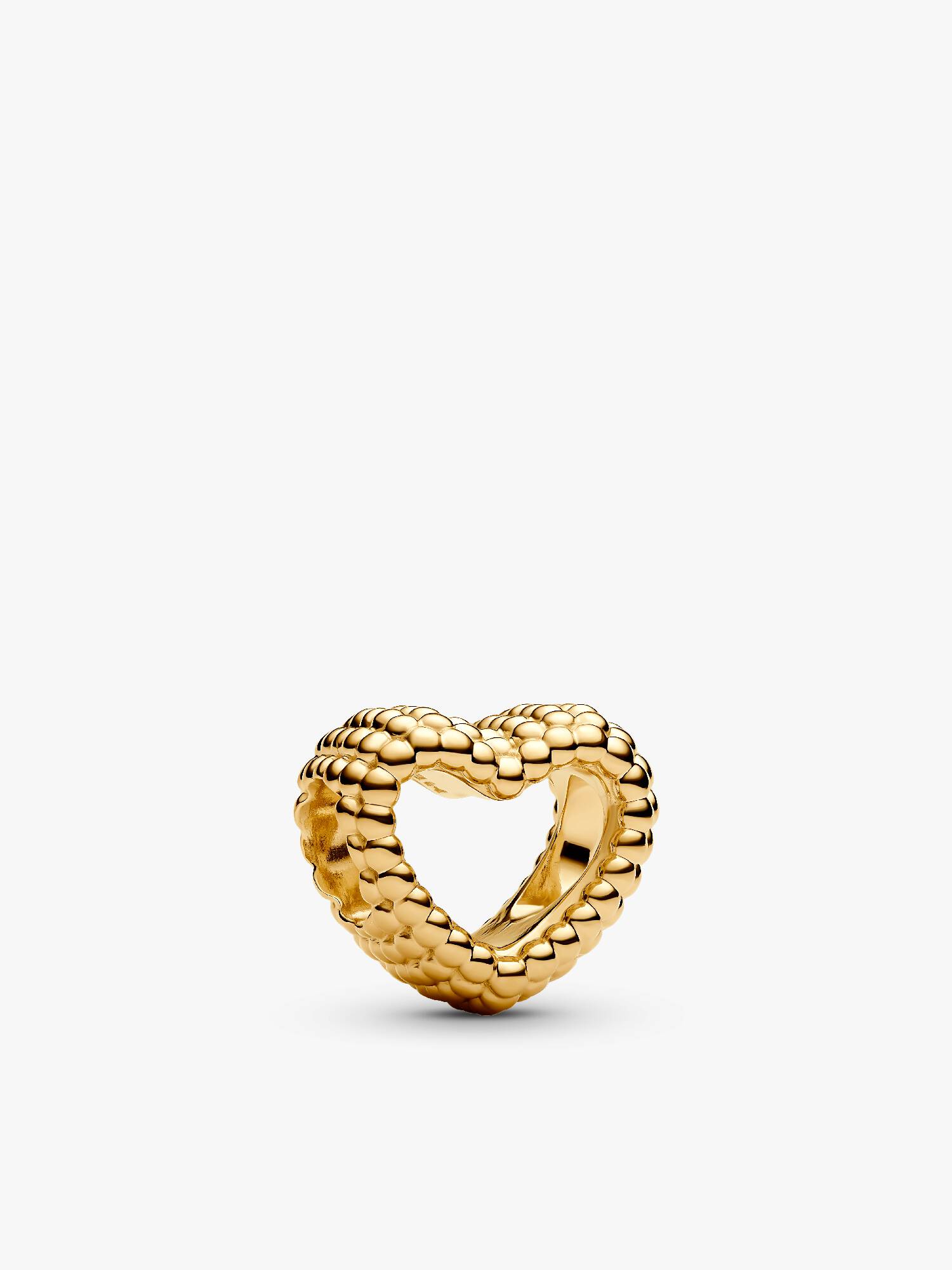 Charm Corazón Abierto con Cuentas