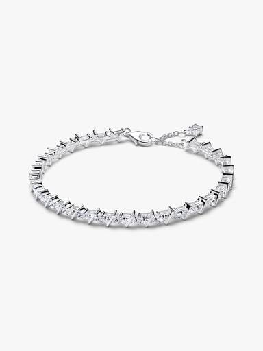 Pulsera de Tenis Triángulo Brillante