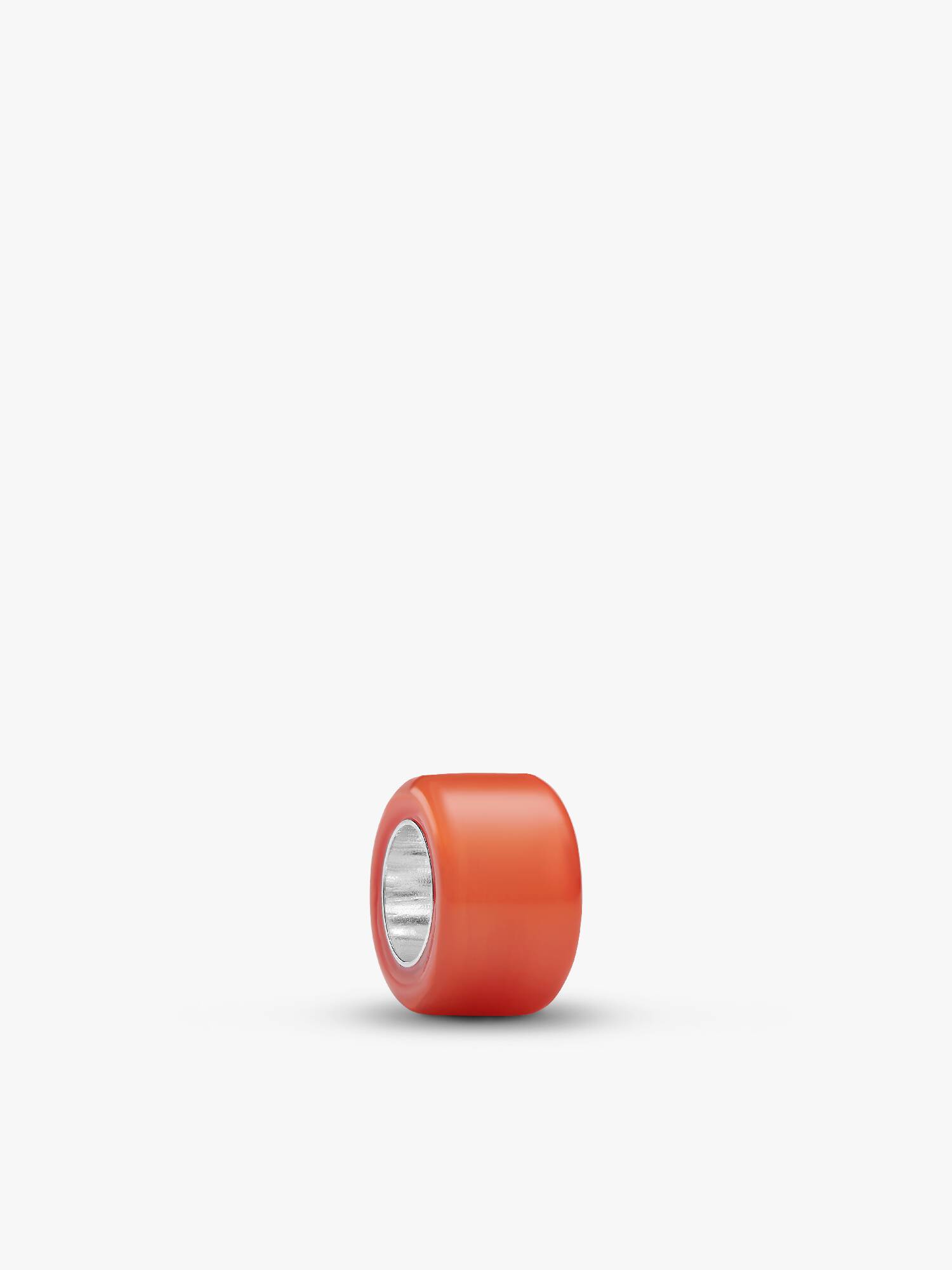 Charm Cristal de Murano Naranja