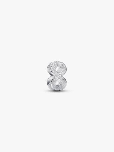 Charm Mini Símbolo Infinito Textura