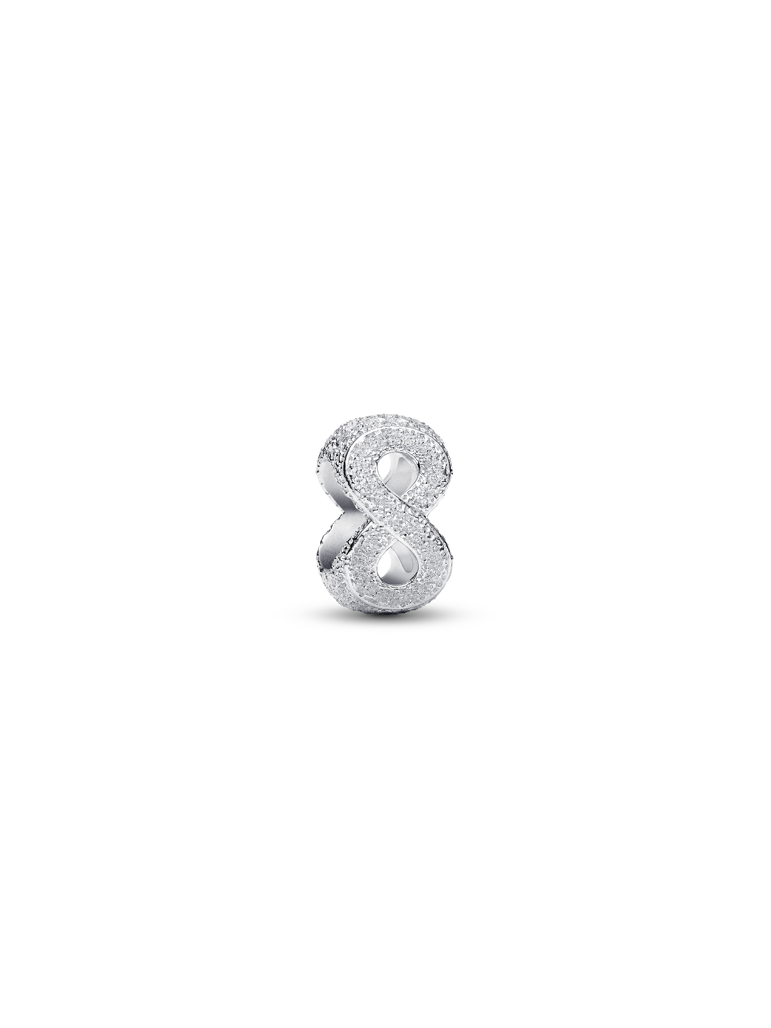 Charm Mini Símbolo Infinito Textura