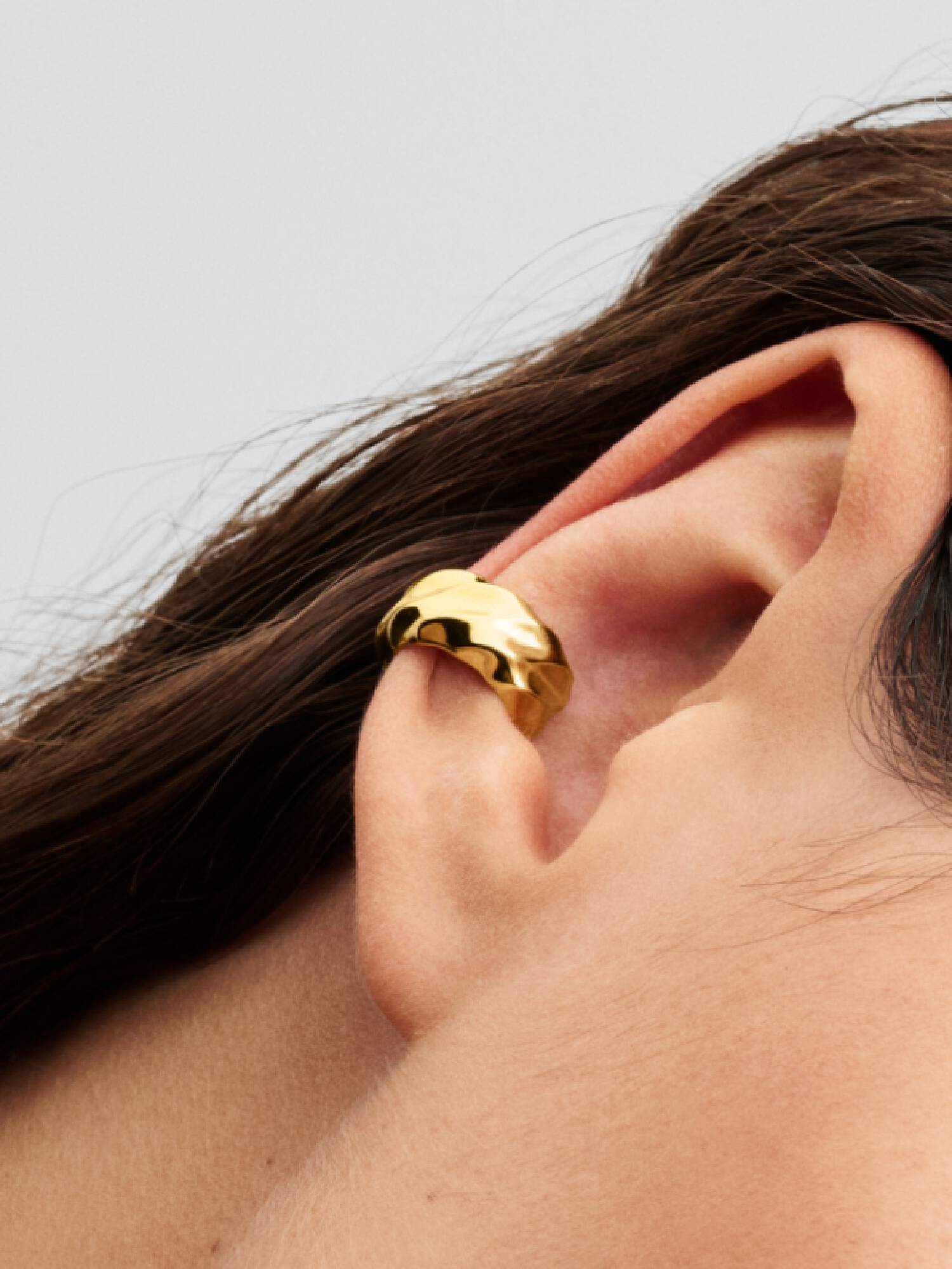 Pendiente Ear Cuff Ondulado
