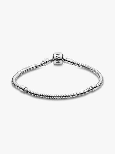 Pulsera Pandora Moments Cadena de Serpiente con Cierre de Barril