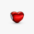 Charm Corazón Rojo Metálico Charm Corazón Rojo Metálico
