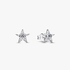 Pendientes de Botón Estrella Brillante Pendientes de Botón Estrella Brillante