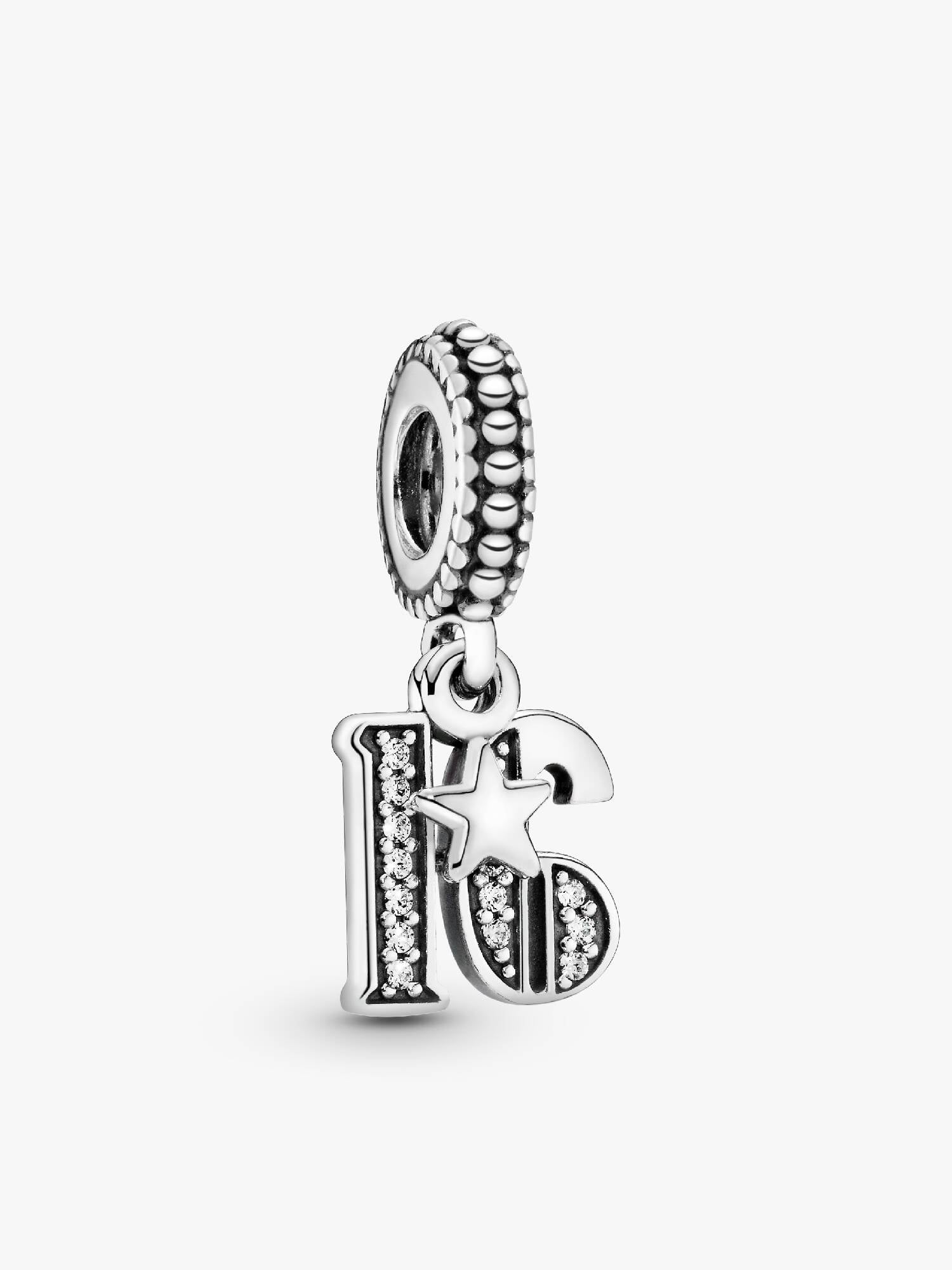 Charm colgante en plata de ley 16 Años de Amor