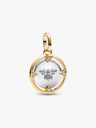 Charm Medallón de Abeja