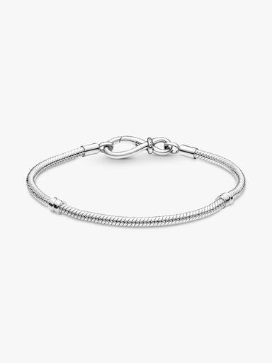 Pulsera Cadena de Serpiente Nudo Infinito
