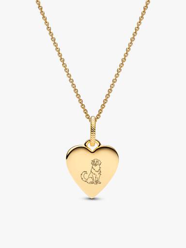 Conjunto de regalo Collar Corazón Grabable