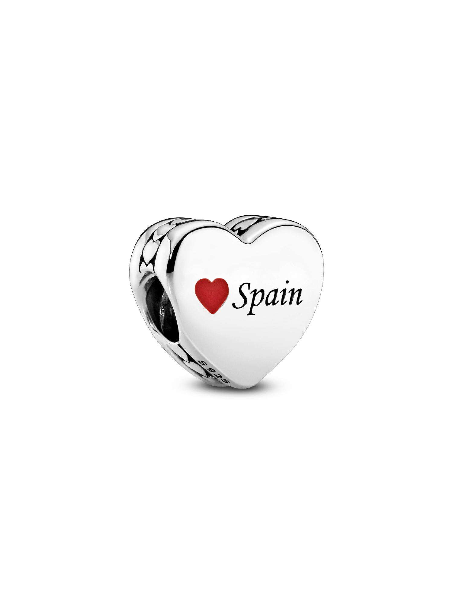 Charm en plata de ley Corazón España