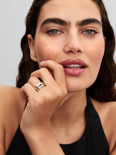 Anillo Doble Entrelazado