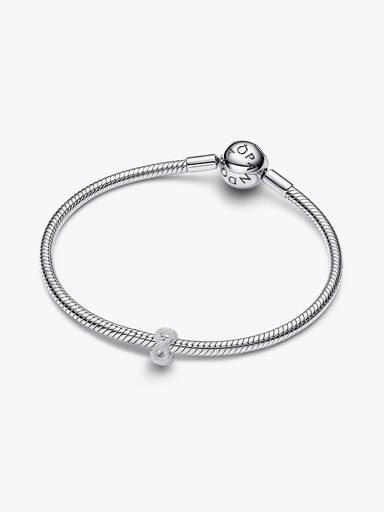 Charm Mini Símbolo Infinito Textura