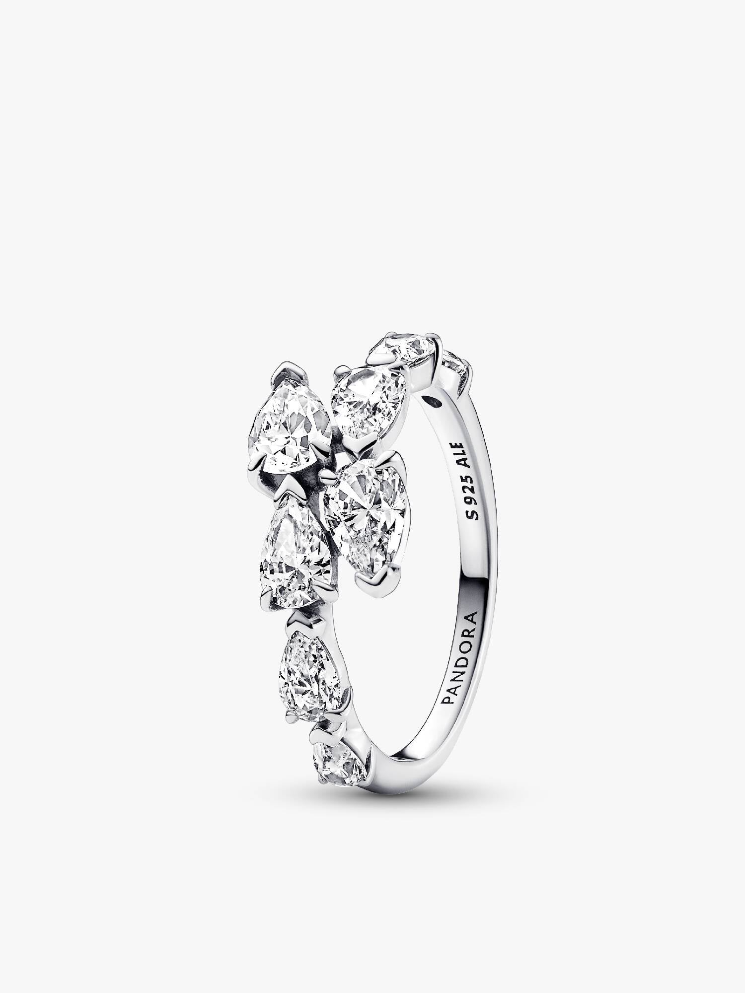 Anillo Banda Brillante Superpuesta