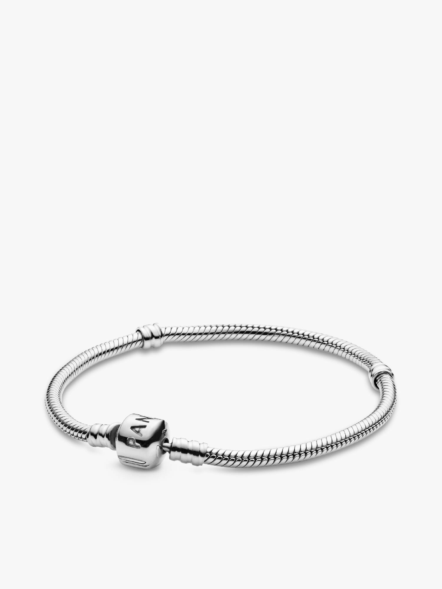 Pulsera Pandora Moments Cadena de Serpiente con Cierre de Barril