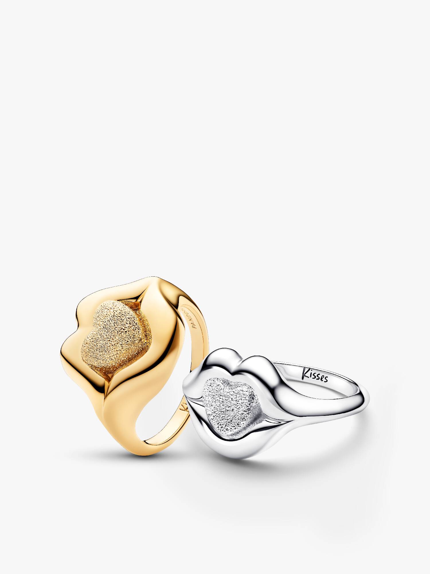 Conjunto de regalo completo Anillos Labios de Amor