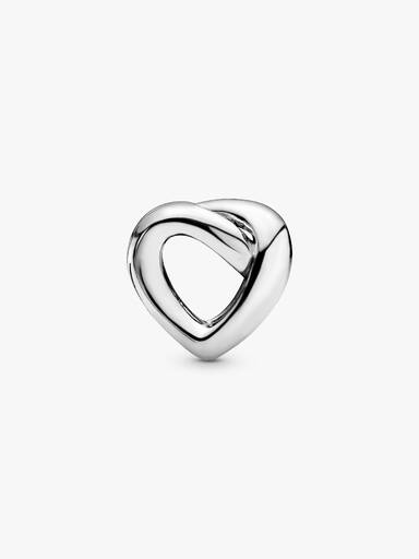 Charm en plata de ley Nudo de Corazón