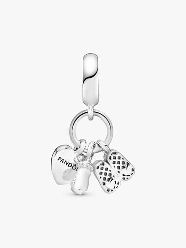 Charm colgante en plata de ley Mi Bebé