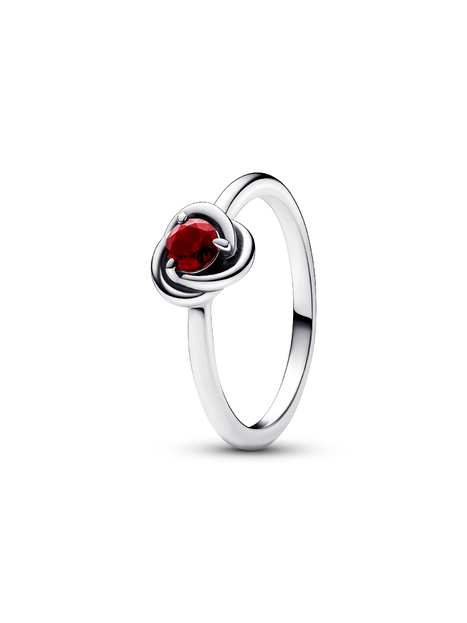 Anillo Círculo Eternity Rojo