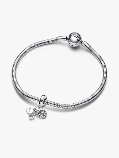 Charm Colgante Triple Infinito y Familia