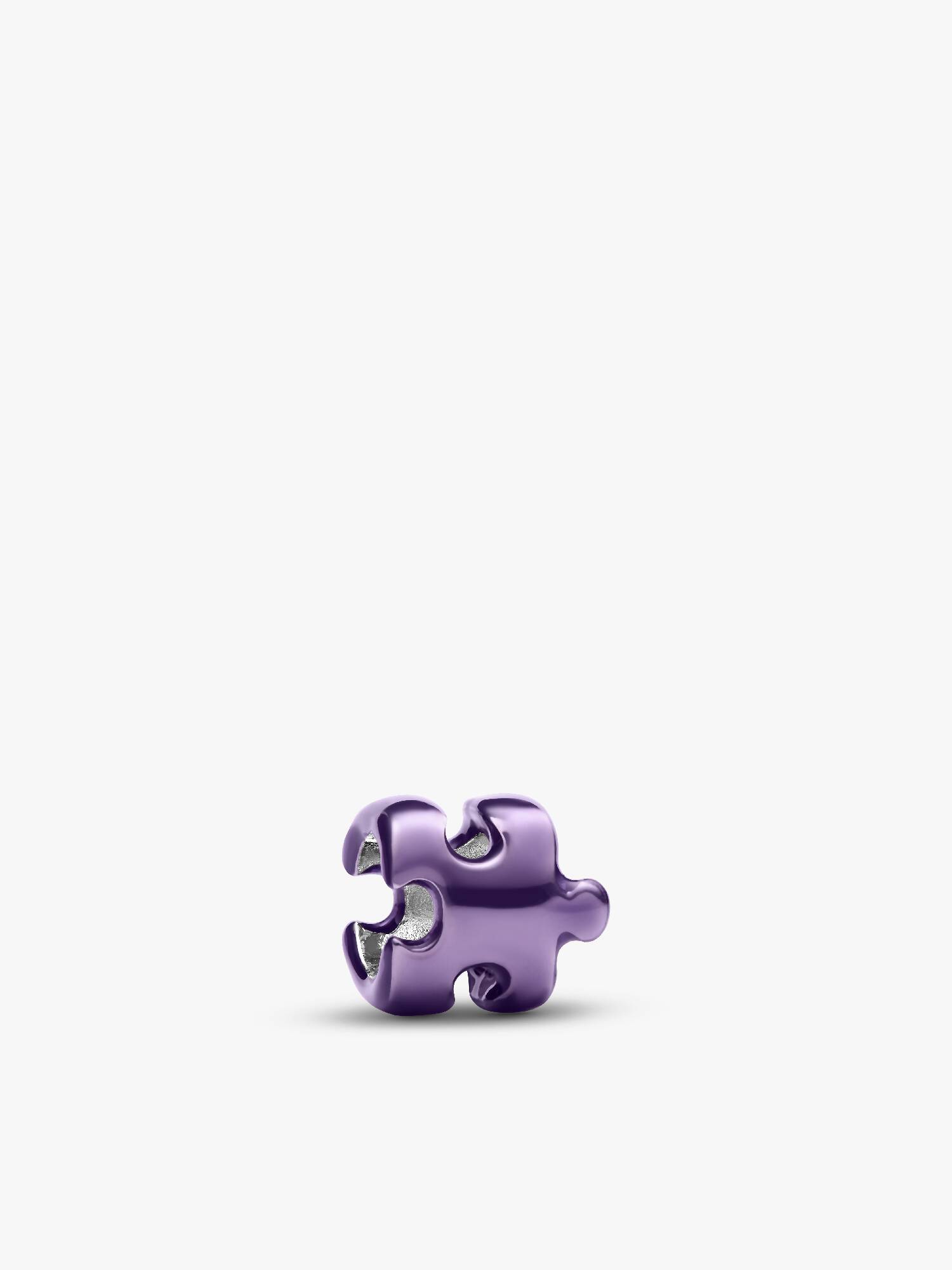 Charm Mini Pieza de Puzle Morada