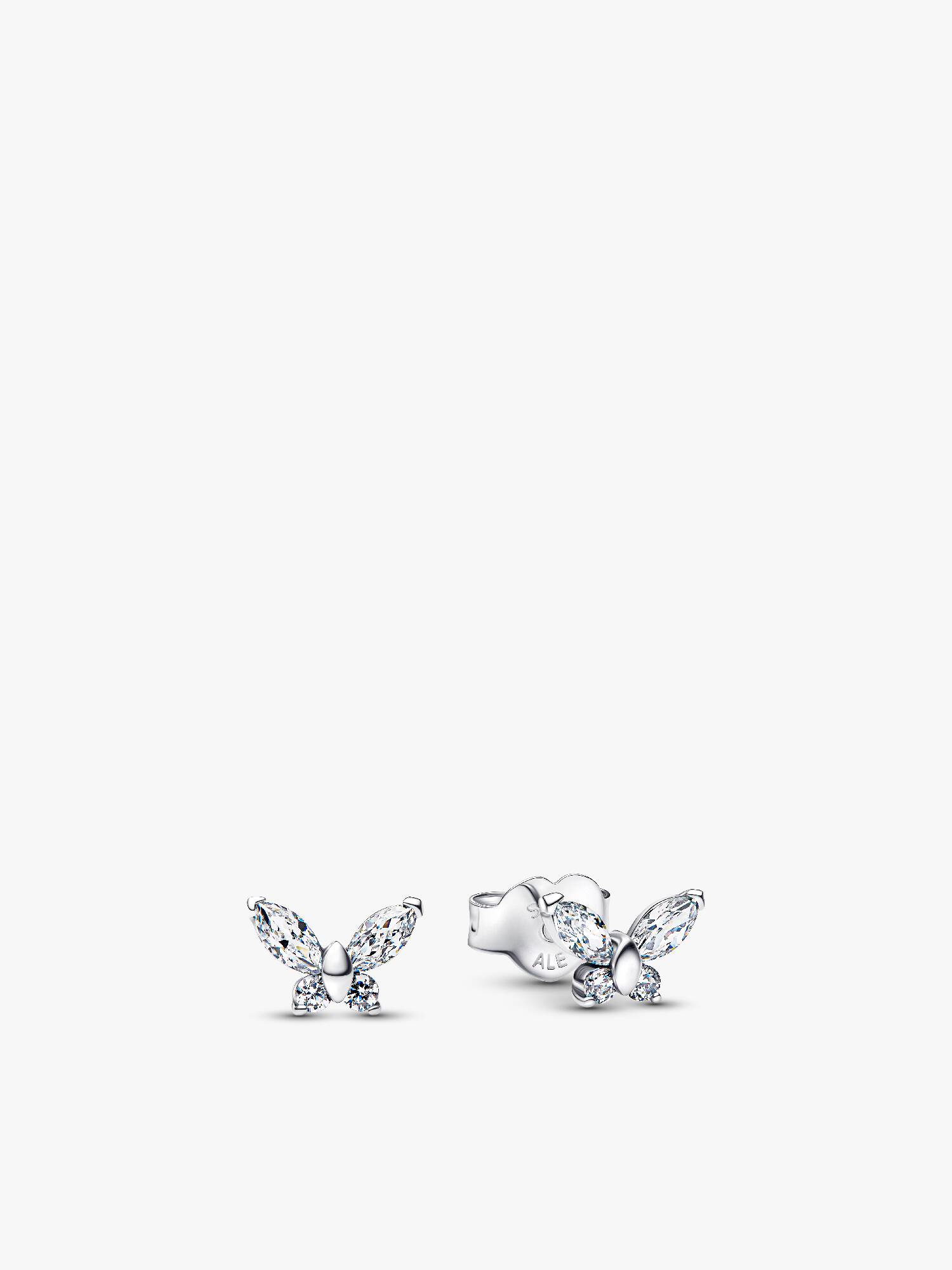 Pendientes de Botón Mariposa