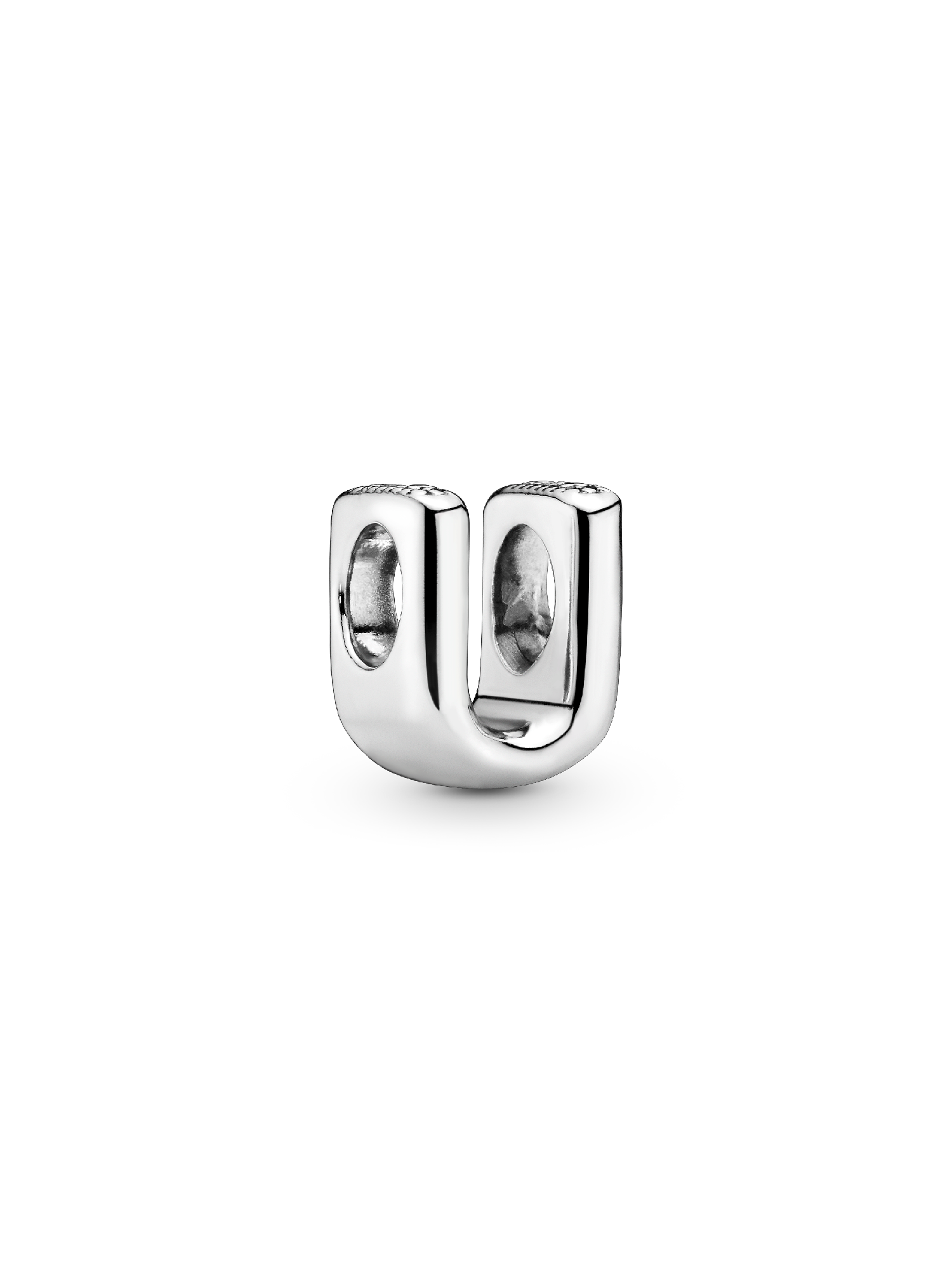 Charm en plata de ley Letra U