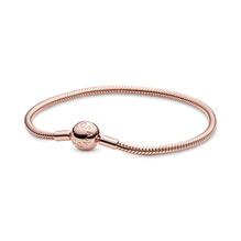 Pulsera Diseño Cadena de Serpiente de Pandora Moments en oro rosa