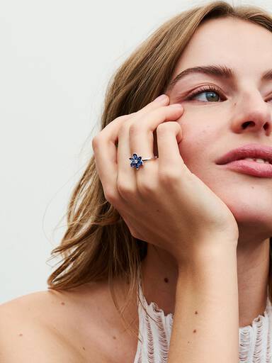 Anillo Herbario Brillante