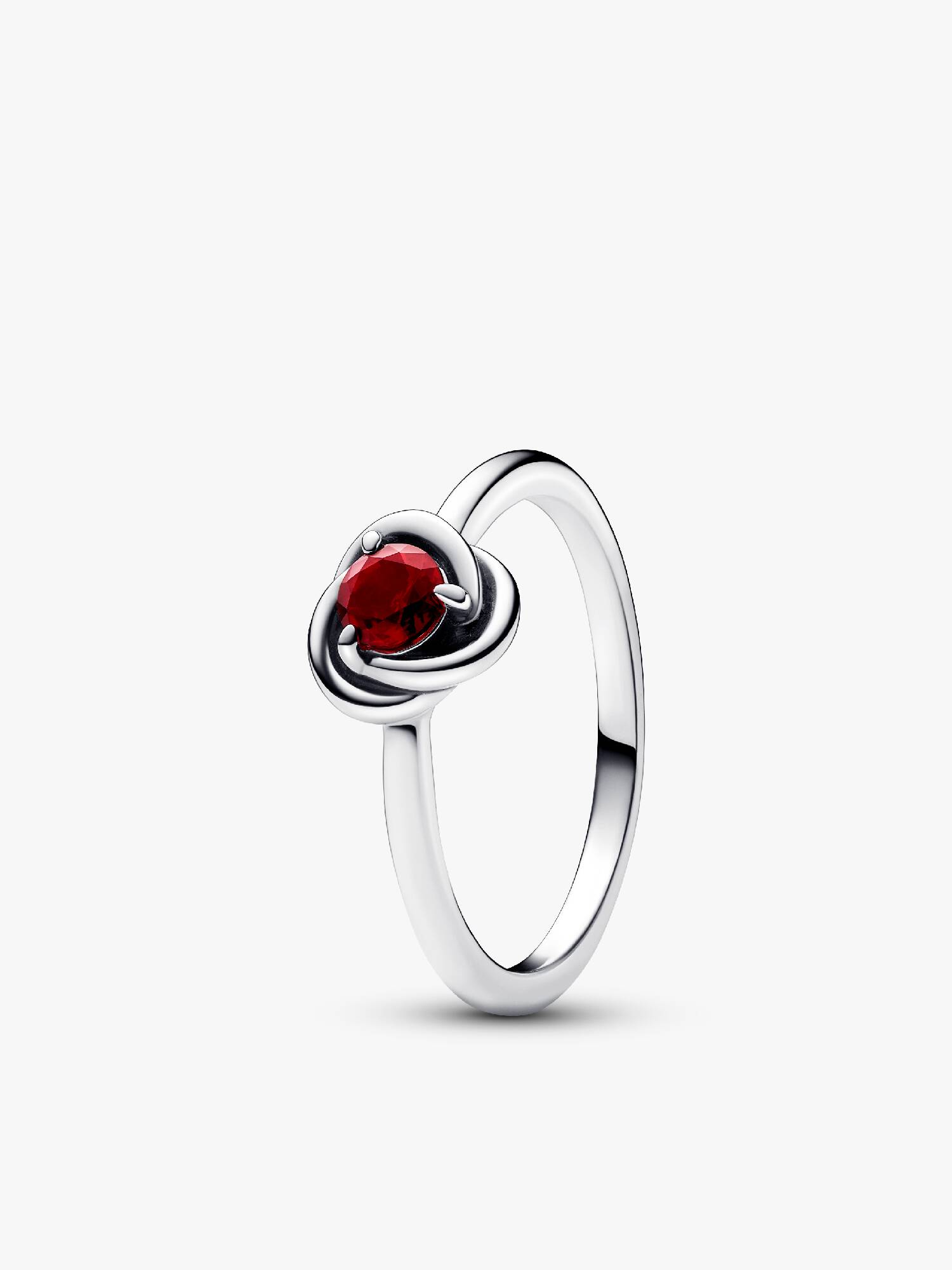Anillo Círculo Eternity Rojo