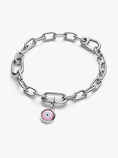 Charm Mini Colgante Pandora ME Ojo Turco Grabable de Cristal de Murano