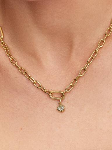 Charm Mini Colgante Concha Brillante