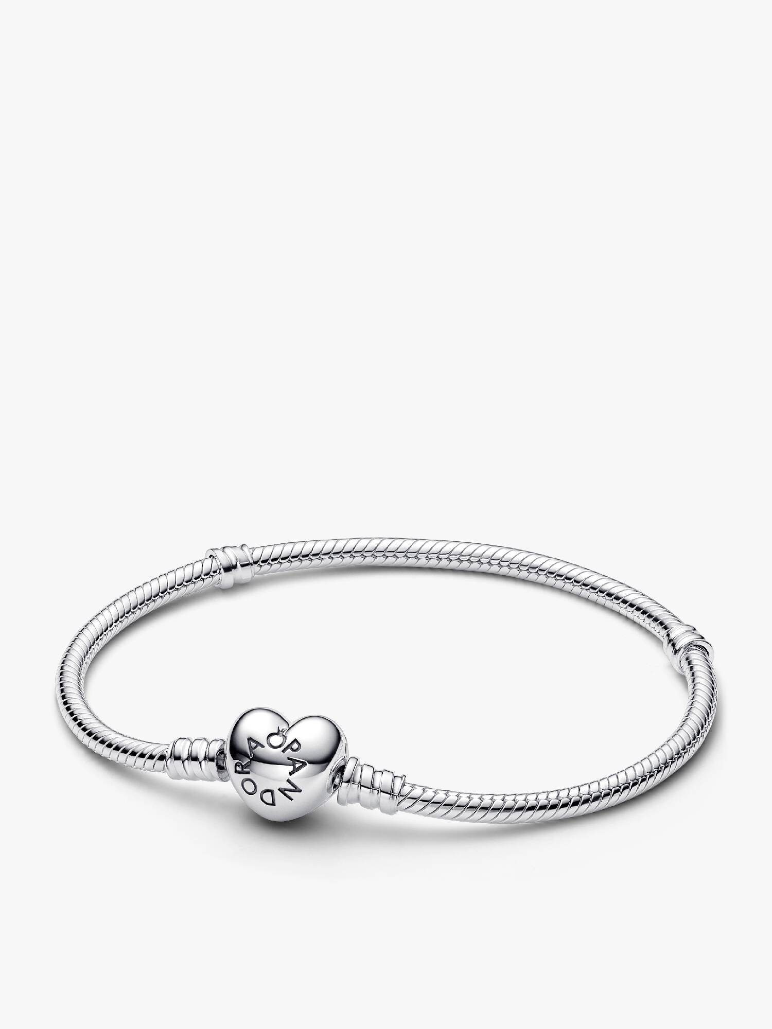 Pulsera Diseño Cadena de Serpiente y Corazón de Moments