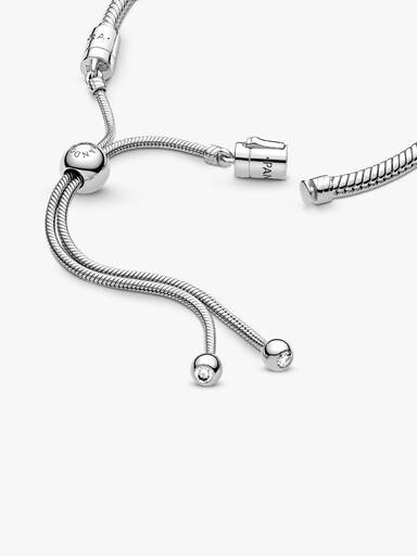 Pulsera de Cadena de Serpiente con Cierre Deslizante