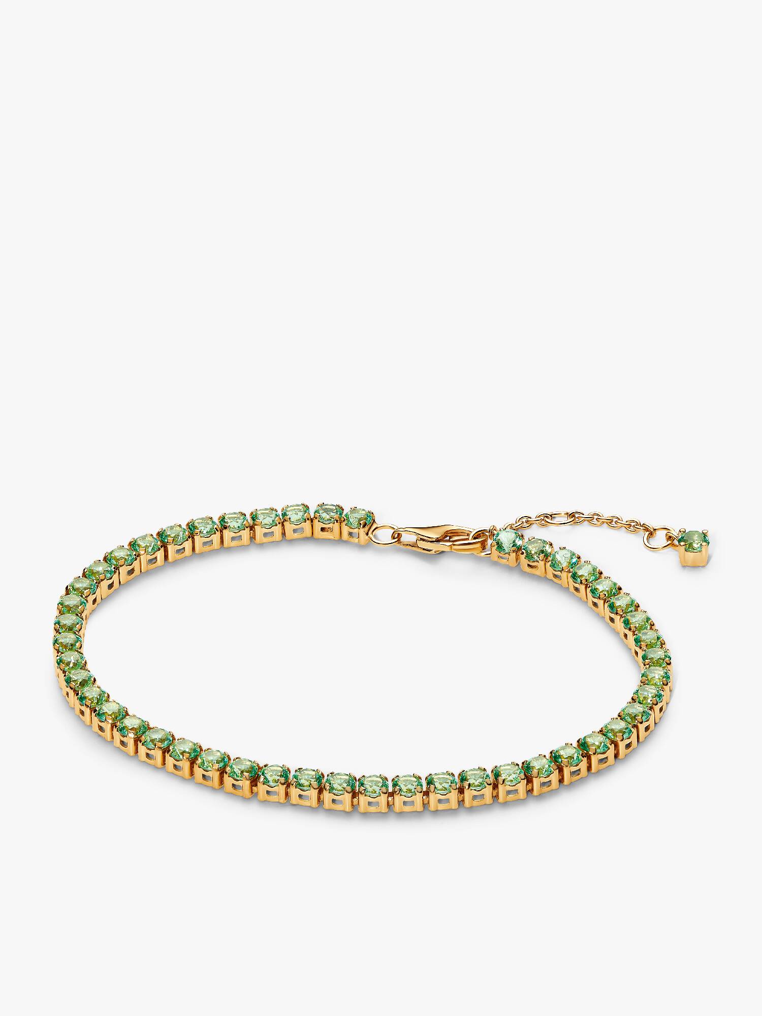 Pulsera de Tenis Verde Brillante