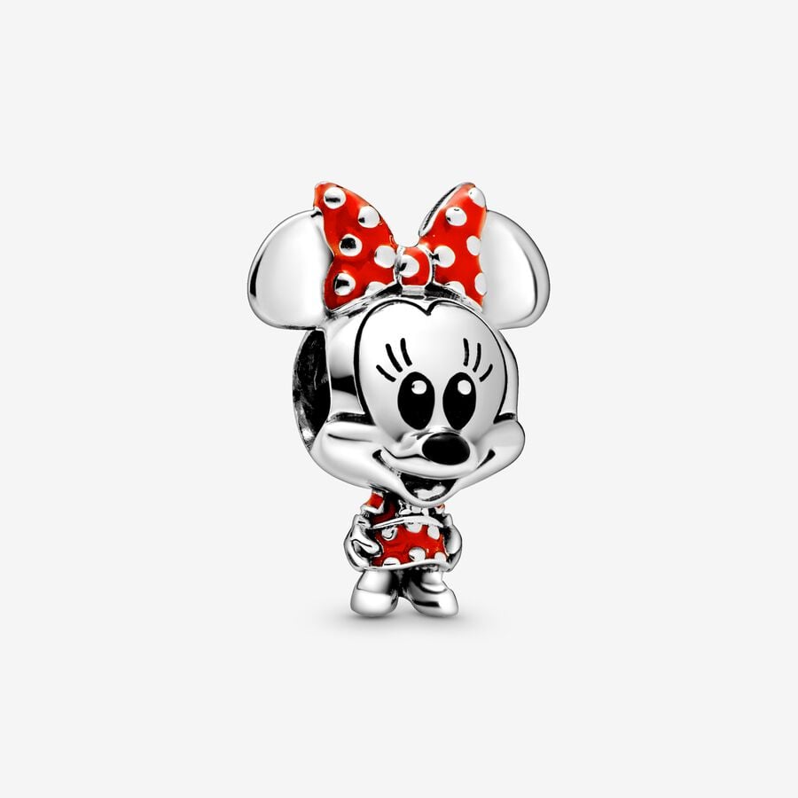 Charm Minnie Mouse con Vestido y Lazo de lunares de Disney image number 0