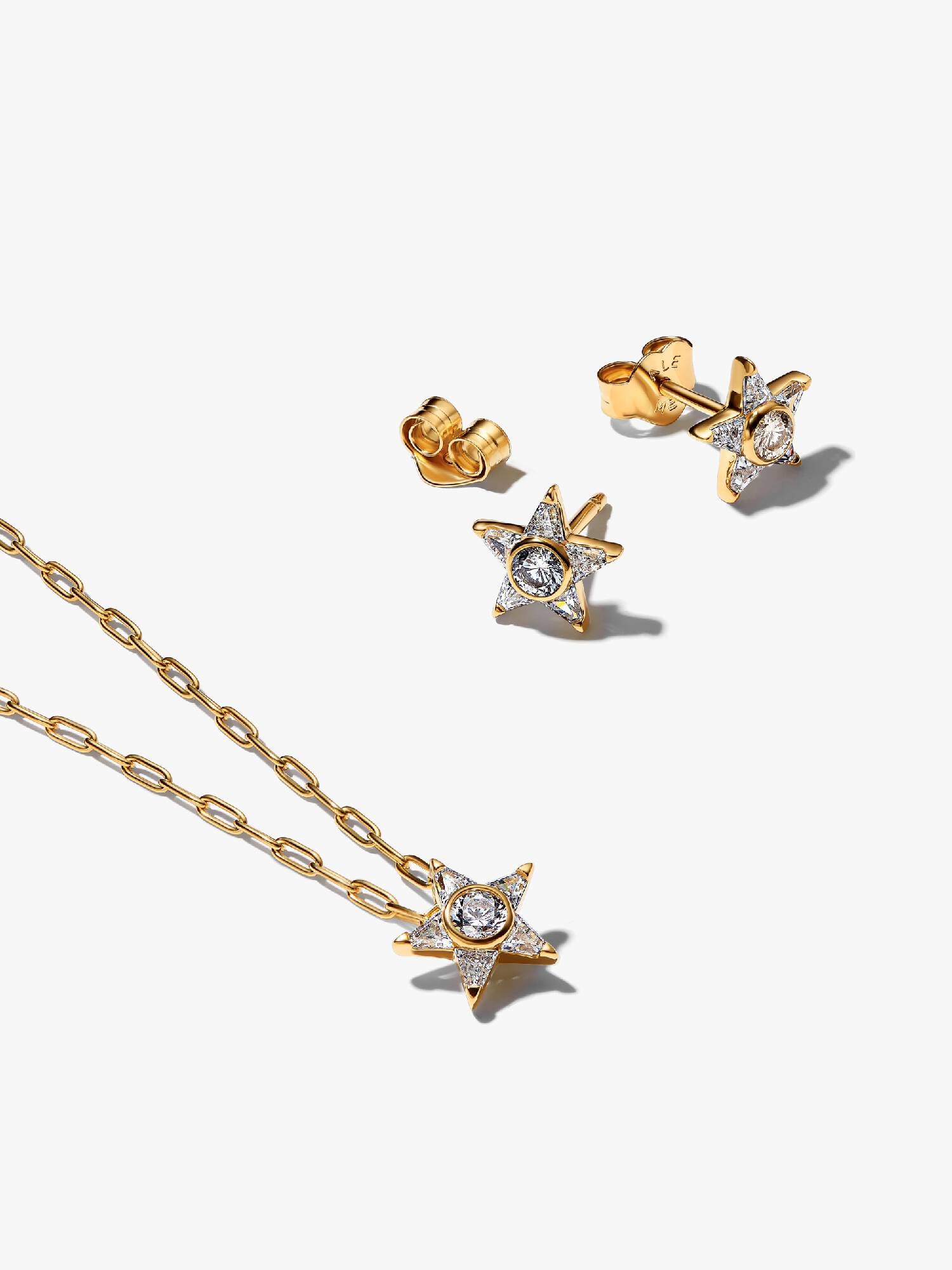 Conjunto de Joyas Estrella Brillante